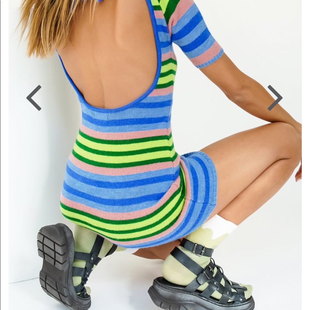 Color block striped dress - Picture 7 of 7